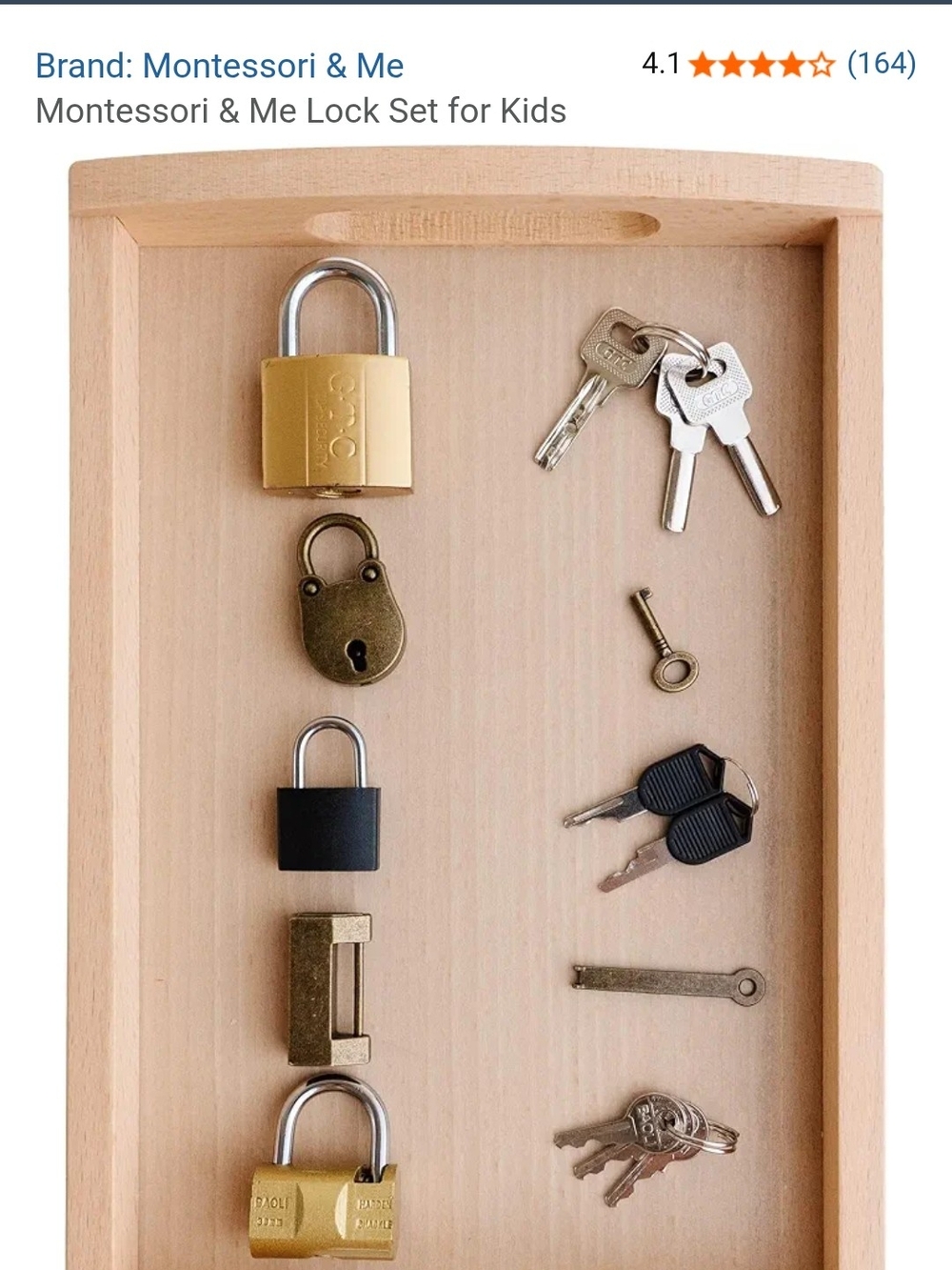 Montessori & Me Lock Set